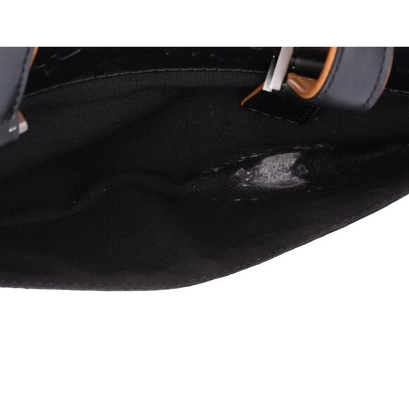 Louis Vuitton Shelton Monogram Mat Handbag M55172 Black Calfskin - Picture 6 of 9